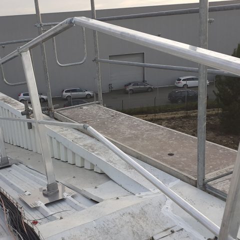 barandilla para instalar placas fotovoltaicas