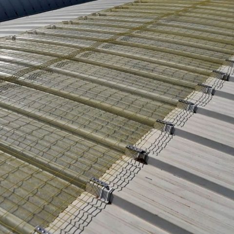 malla electrosoldada en lucernarios