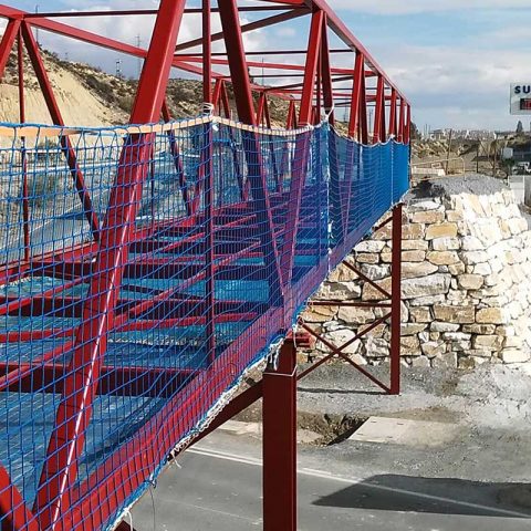 redes de protección y seguridad en altura