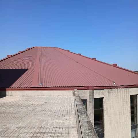Cubierta industrial