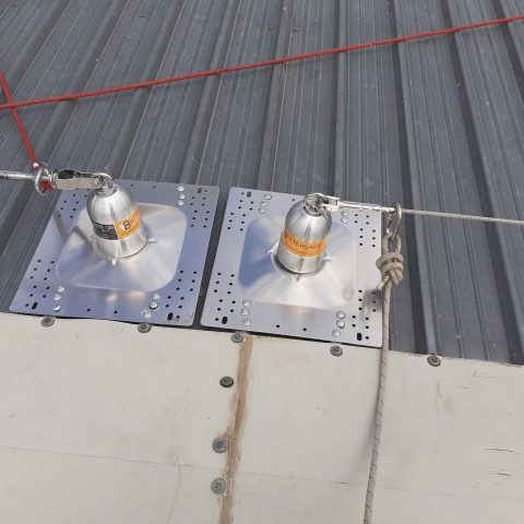 puntos de anclaje sobre cubiertas